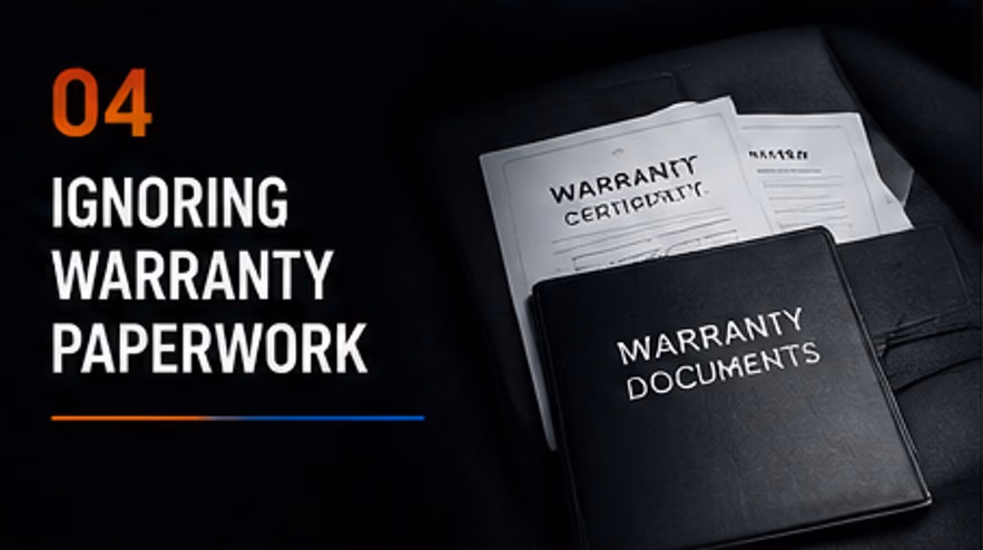 Ignoring warranty paperwork