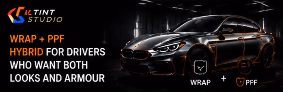 Wrap + PPF hybrid for drivers who want both looks and armour Wrap + PPF hybrid for drivers who want both looks and armour