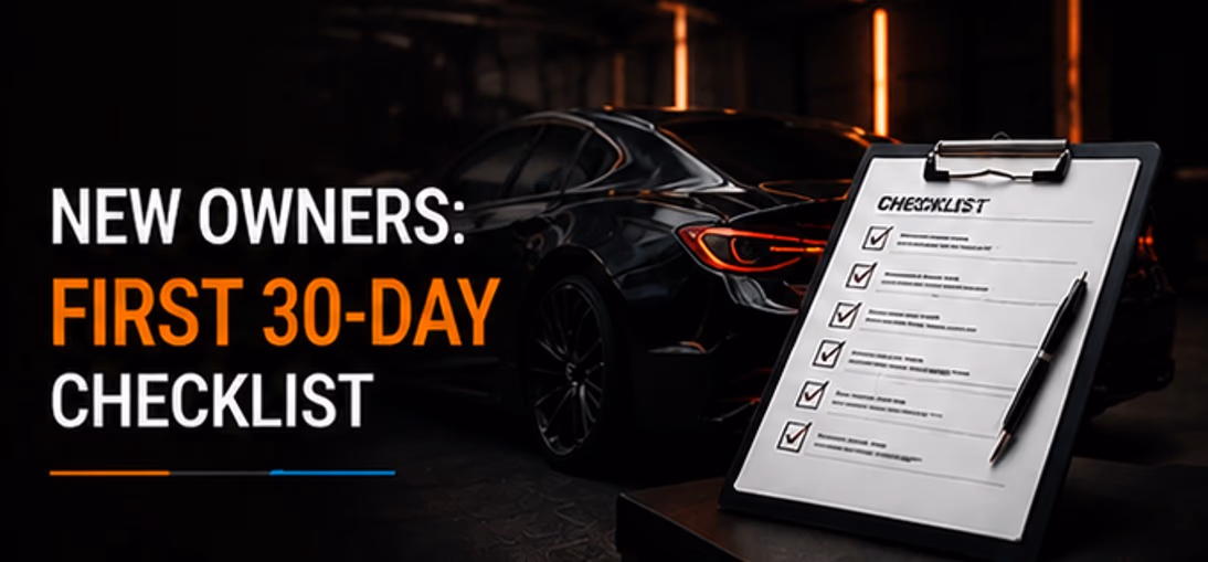 New owners: first 30-day checklist New owners: first 30-day checklist