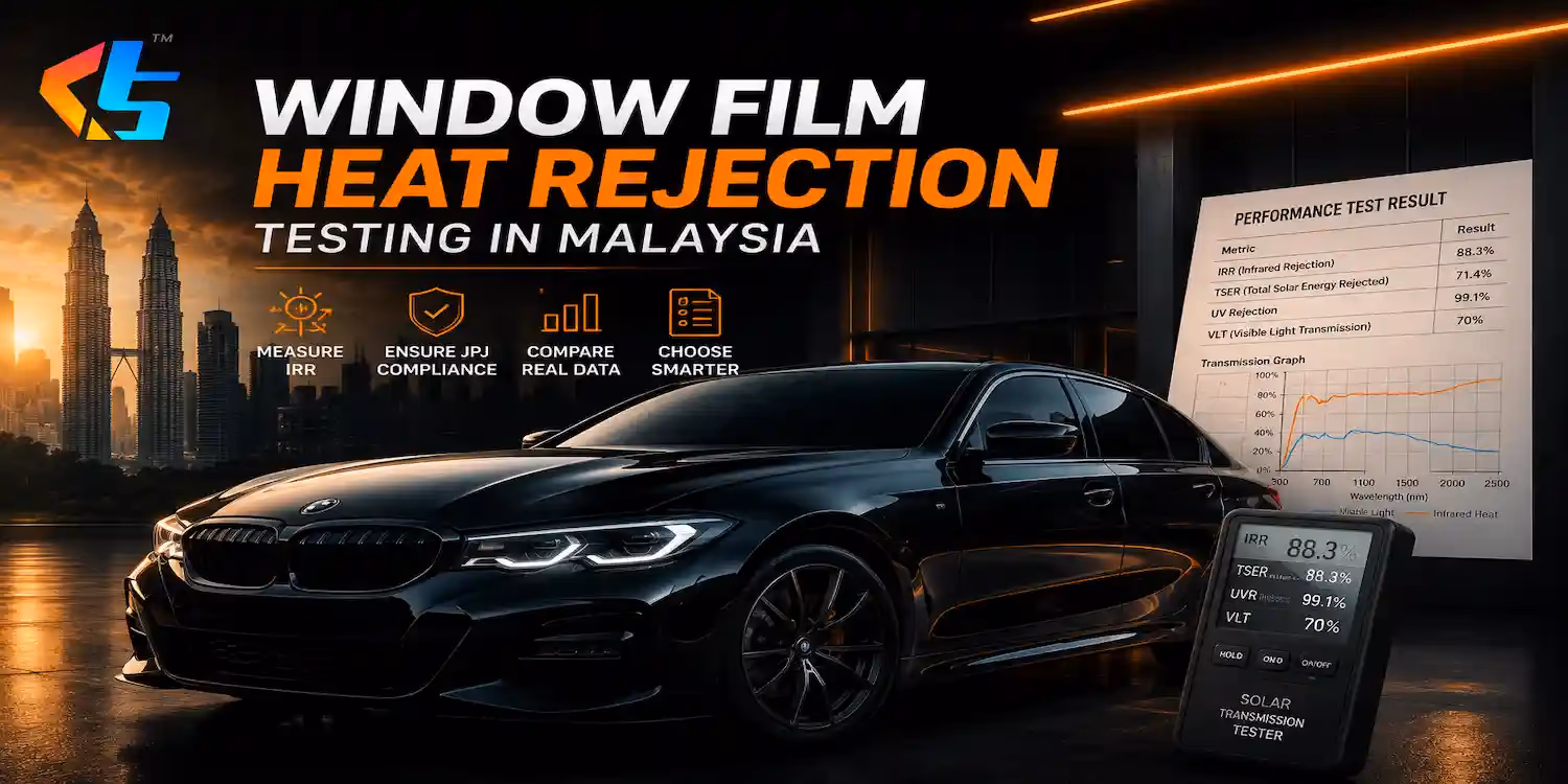 Window Film Heat Rejection Testing in Malaysia