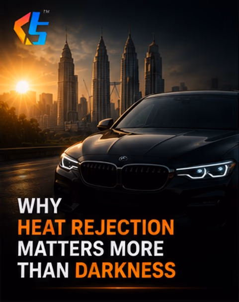 Why heat rejection matters more than darkness Why heat rejection matters more than darkness