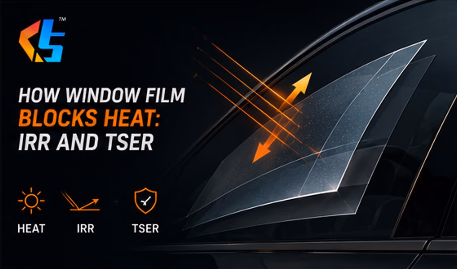 How window film blocks heat: IRR and TSER How window film blocks heat: IRR and TSER