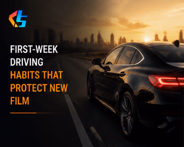 First-week driving habits that protect new film First-week driving habits that protect new film