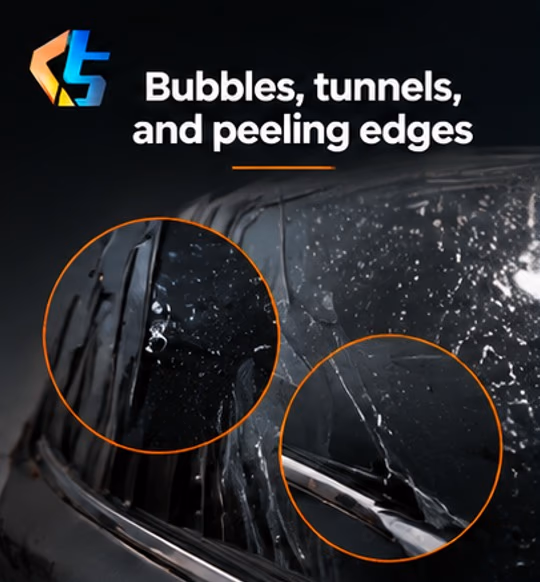 Bubbles, tunnels, and peeling edges Bubbles, tunnels, and peeling edges