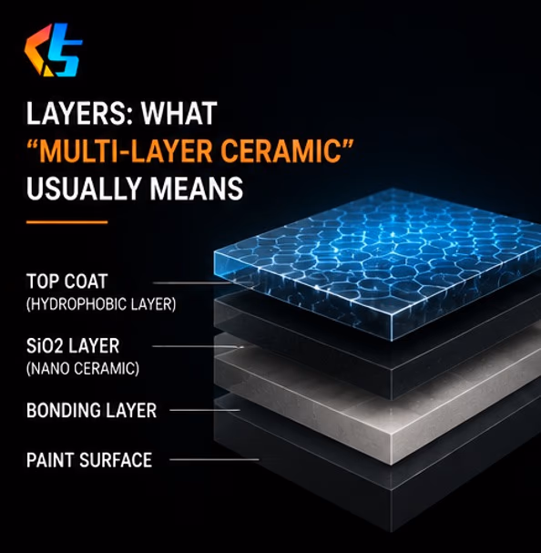 what “multi-layer ceramic” usually means