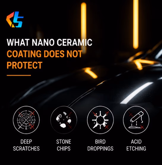 What nano ceramic coating does not protect