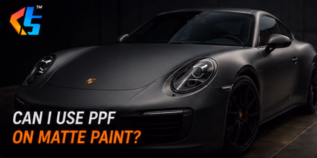 PPF on matte paint PPF on matte paint