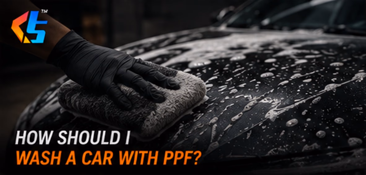 wash a car with PPF wash a car with PPF