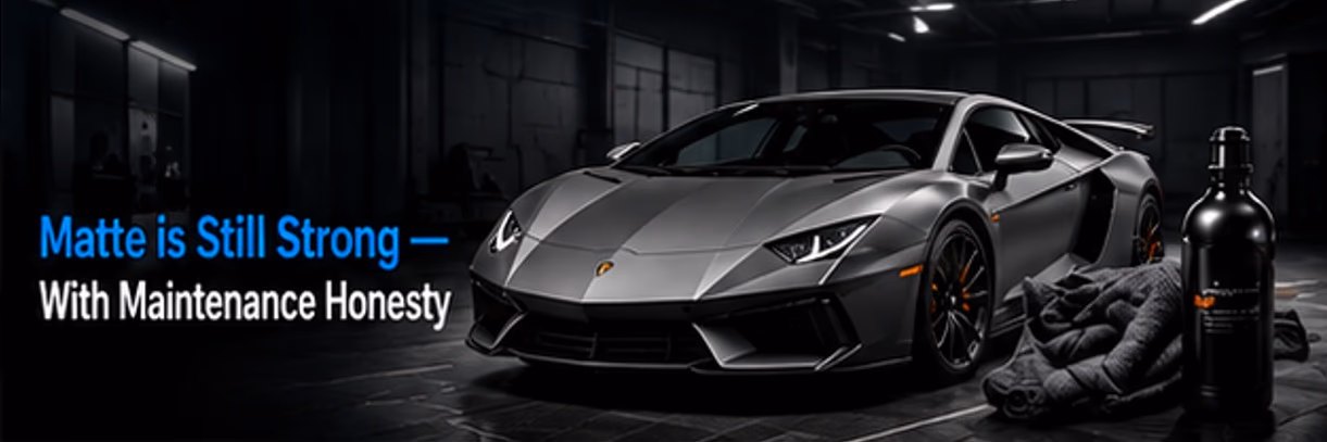 Matte is still strong — with maintenance honesty Matte is still strong — with maintenance honesty