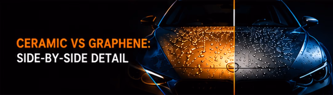Ceramic vs graphene: side-by-side detail Ceramic vs graphene: side-by-side detail