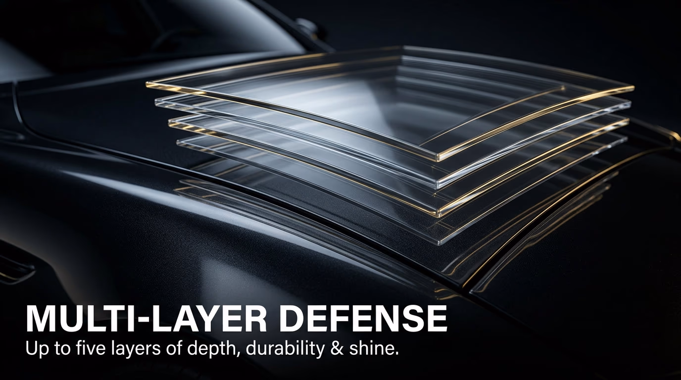 Multi-layer defense — Nano-Ceramic & Graphene Coating Armor