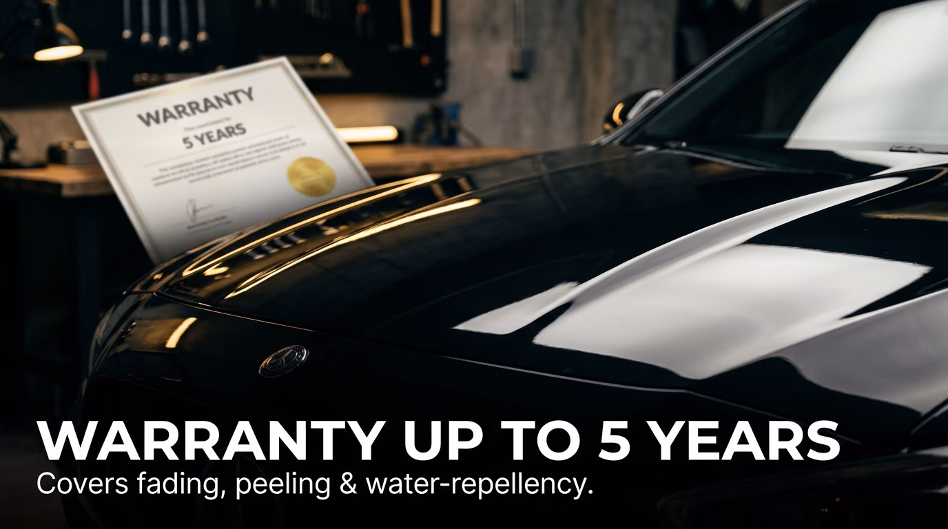 Warranty up to 5 years — Guaranteed Quality & Transparent Pricing