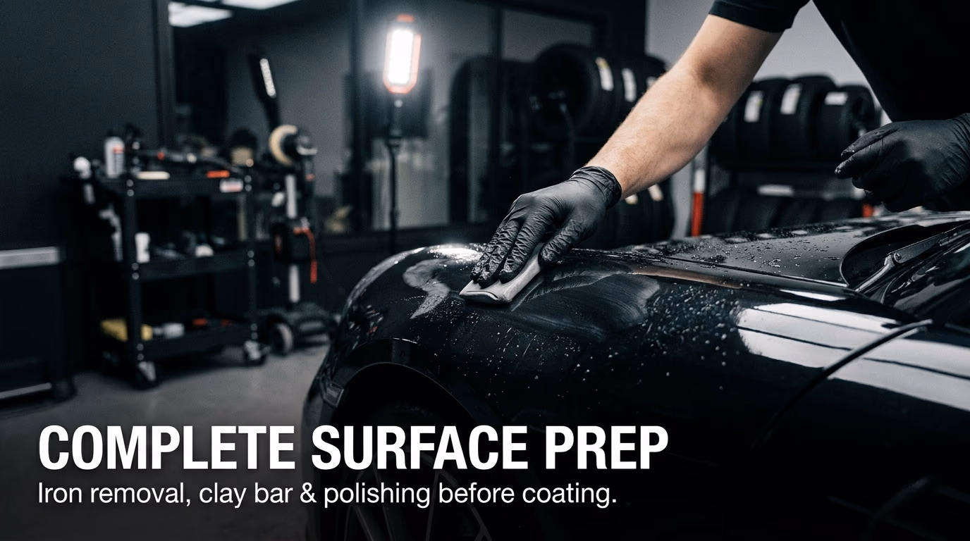 Complete surface prep — Flawless Application in Just 4 Hours