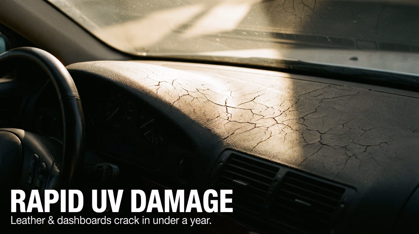 Rapid UV Damage — Scorching Cabin Temperatures? Premium Car Tinting Near You