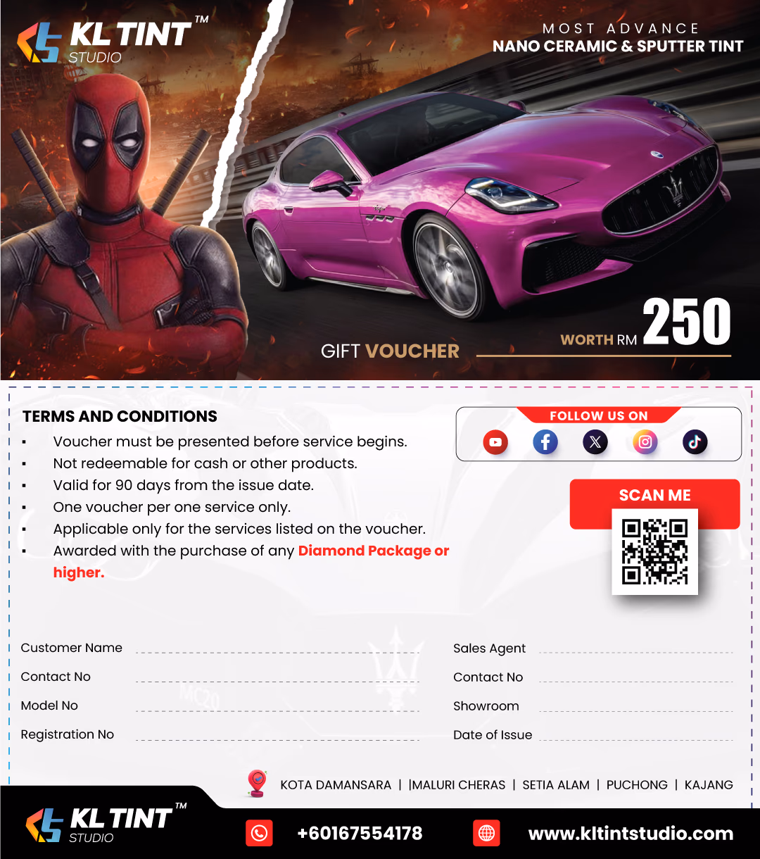 Tint Gift Voucher RM 250